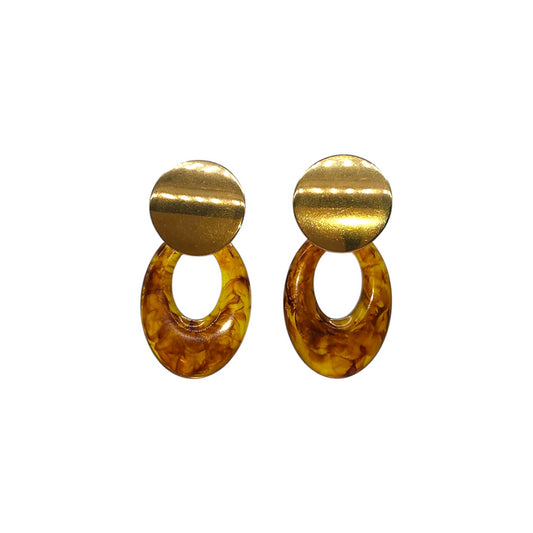 BOUCLES D OREILLES EN ACETATE