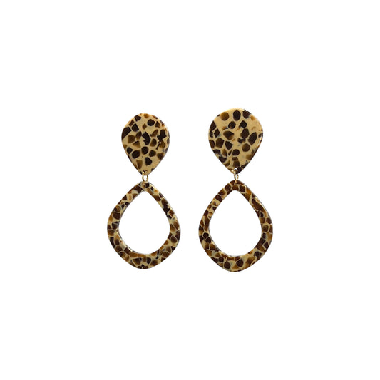 boucles d'oreilles léopard