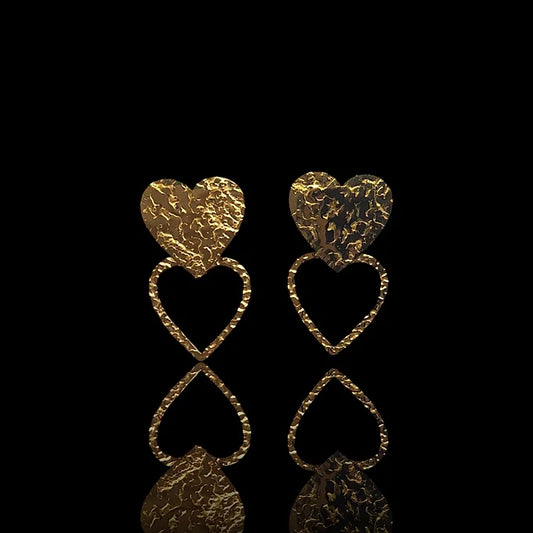 boucles d oreilles coeur