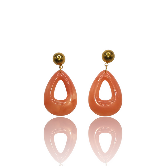 boucles d oreilles acétate