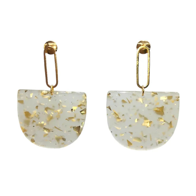boucle d'oreille en acétate