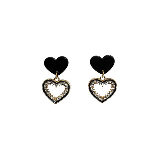 BOUCLES D'OREILLES COEUR