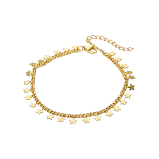 bracelet breloques étoiles
