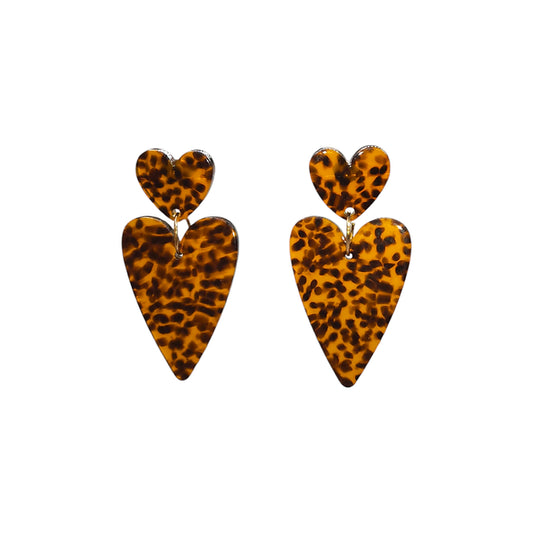 BOUCLES D OREILLES LEOPARD