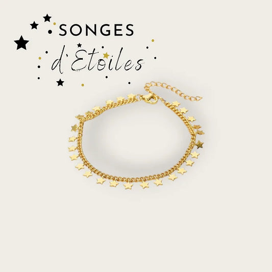 bracelet avec étoiles