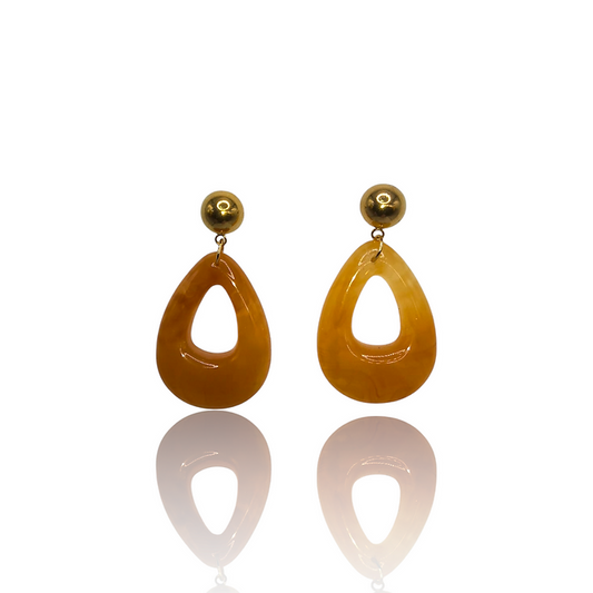 boucles d oreilles acétate
